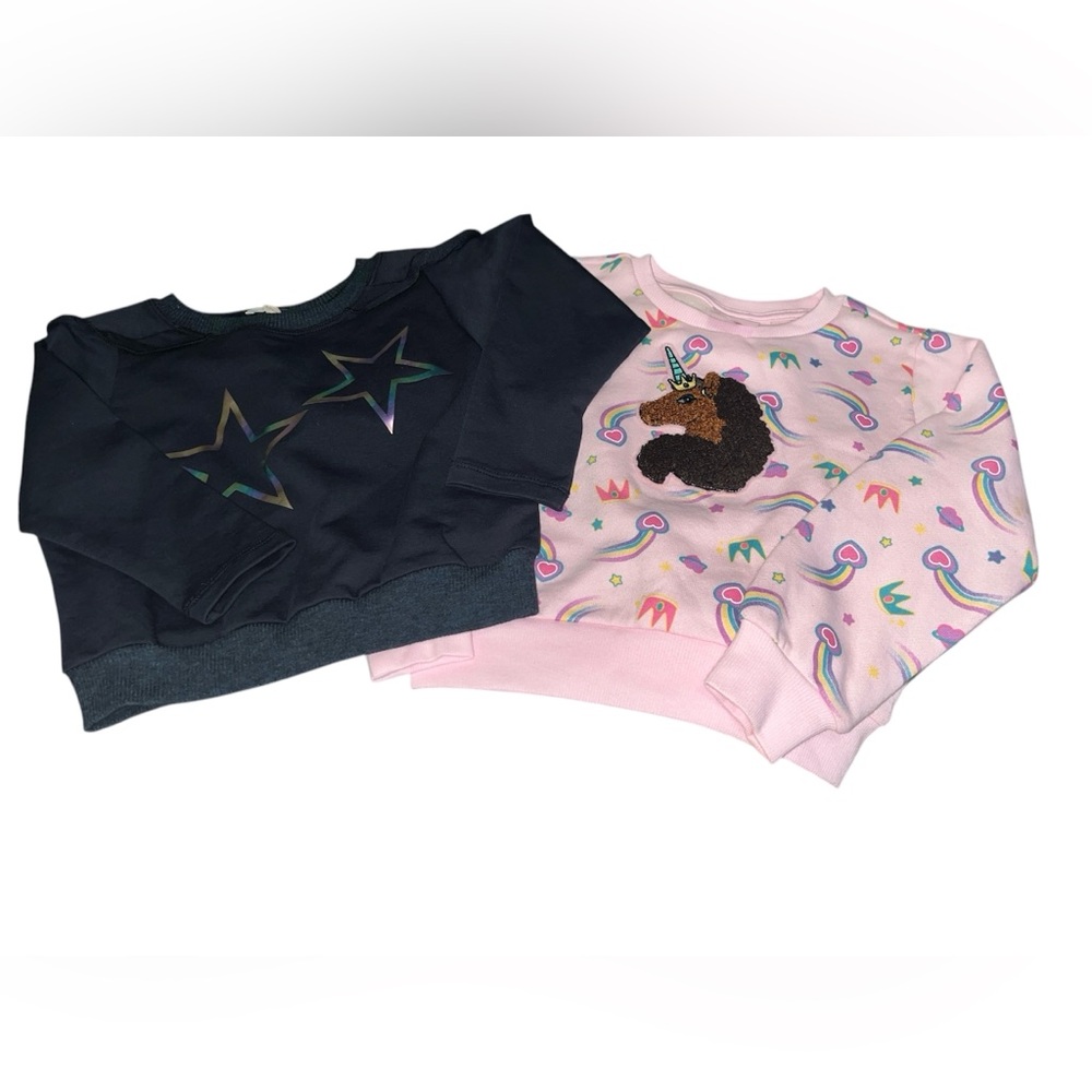 NWT Truly Me Sweatshirt & Afro Unicorn Sweatshirt